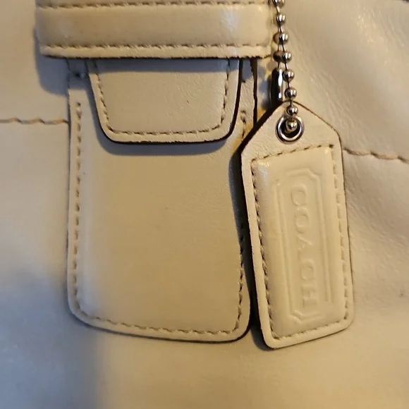 Coach Cream Soho Hampton Shoulder Bag